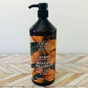 Dead Sea Collection 33.8oz Argan Oil Mineral Shampoo w/ Pump